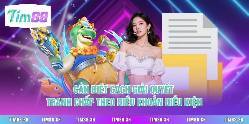 Cần biết cách giải quyết tranh chấp theo điều khoản điều kiện