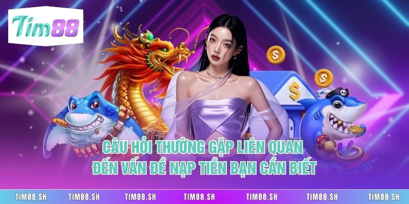 Câu hỏi thường gặp liên quan đến vấn đề nạp tiền bạn cần biết