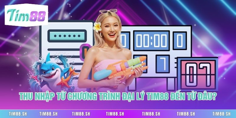 Thu nhập từ chương trình đại lý Tim88 đến từ đâu?