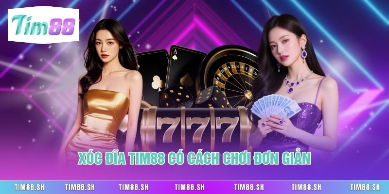 Xóc đĩa Tim88 có cách chơi đơn giản